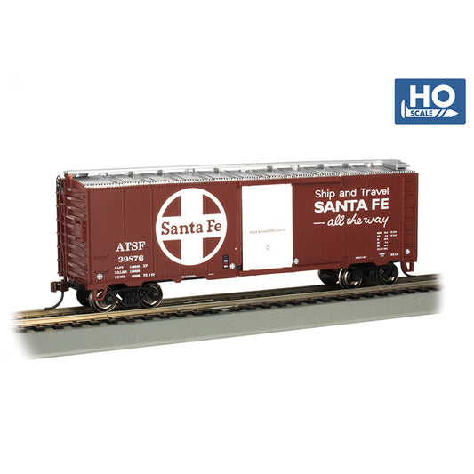 Bachmann USA PS1 40' Box Car - Santa Fe #139876 - Flour Only HO Gauge 16012