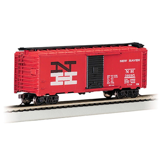 Bachmann USA PS1 40' Box Car - New Haven #39285 - Red HO Gauge 16015
