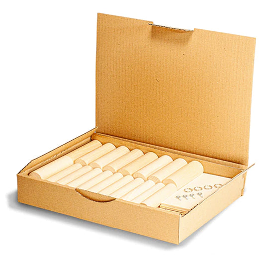 PLAYmake Wood Material Pack - Limewood Turning Blanks, Ply etc