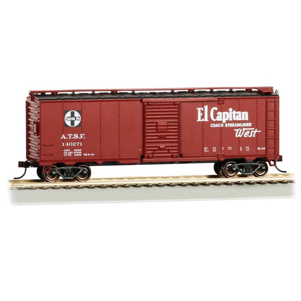 Bachmann USA 40' Santa Fe Map Box Car - El Capitan #140271 HO Gauge 16506
