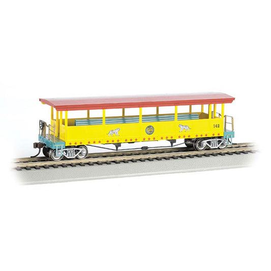 Bachmann USA Ringling Bros. and Barnum & Bailey Open-Sided Car With Seats #142 HO 16602