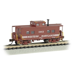 Bachmann USA Northeast Steel Caboose W. Maryland #1863 (Speed Lettering) N 16859