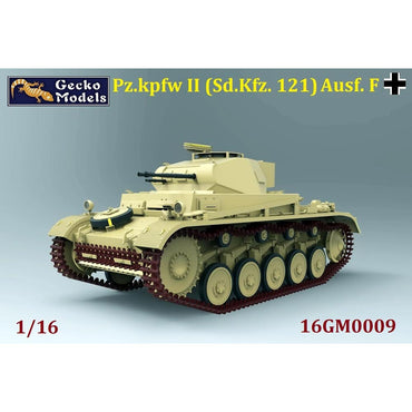 Gecko 16GM0009 Pz.Kpfw II Ausf F N.Africa & Italian Front 1:16 Tank Model Kit