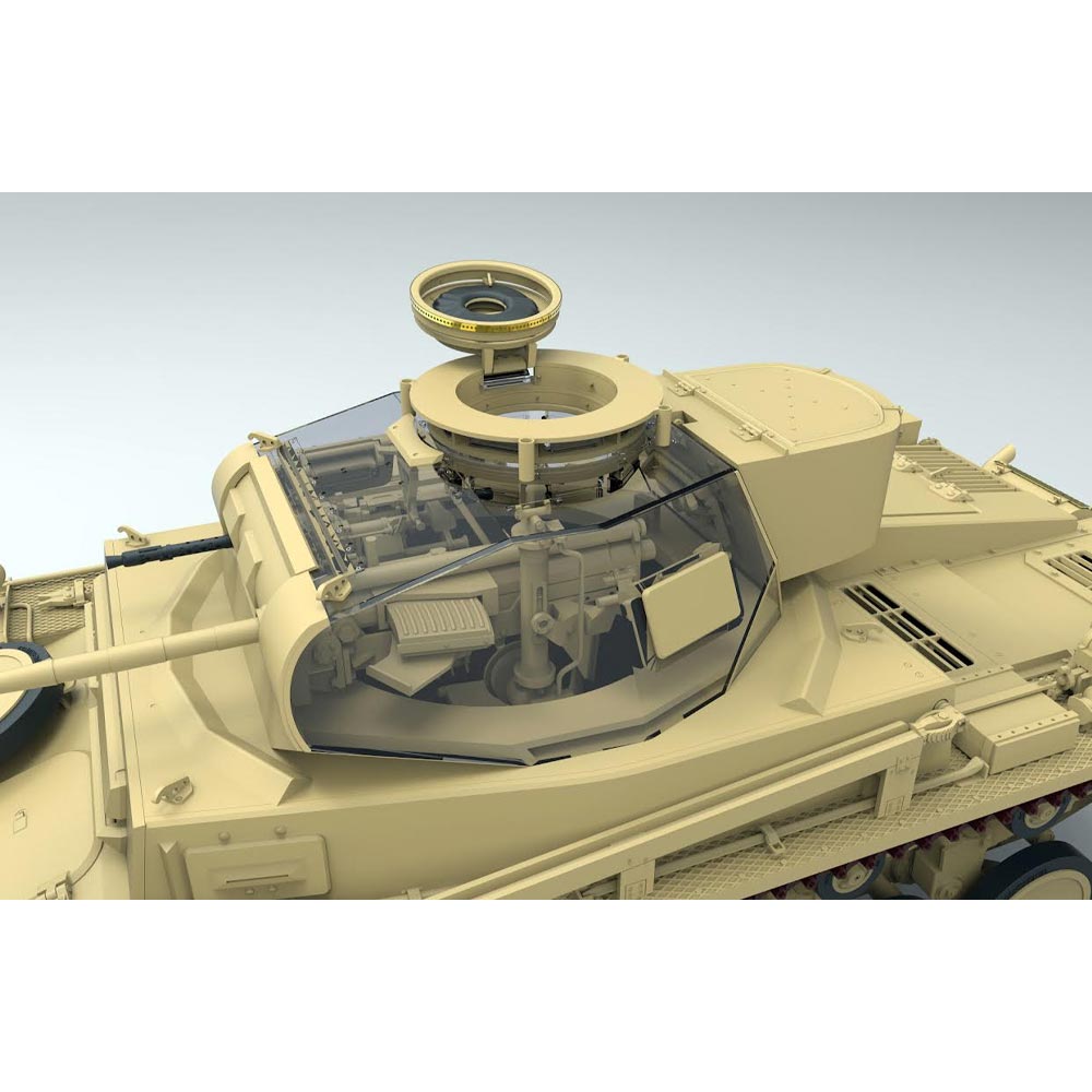 Gecko 16GM0009 Pz.Kpfw II Ausf F N.Africa & Italian Front 1:16 Tank Model Kit