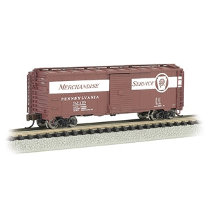 Bachmann USA AAR 40' Steel Box Car PRR #92419 Merchandise Service N 17061