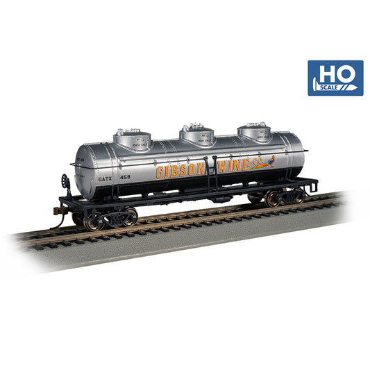 Bachmann USA 40' Three-Dome Tank Car - Gibson Wine Co. #459 HO Gauge 17115