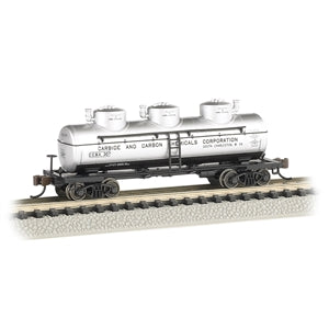 Bachmann USA 3-Dome Tank Car - Carbide And Carbon Chemicals N Gauge 17155
