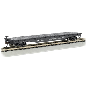 Bachmann USA 52' Flat Car - Chesapeake & Ohio HO Gauge 17322