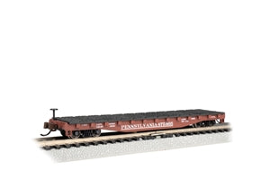 Bachmann USA 52' Flat Car - PRR #475465 N Gauge 17353