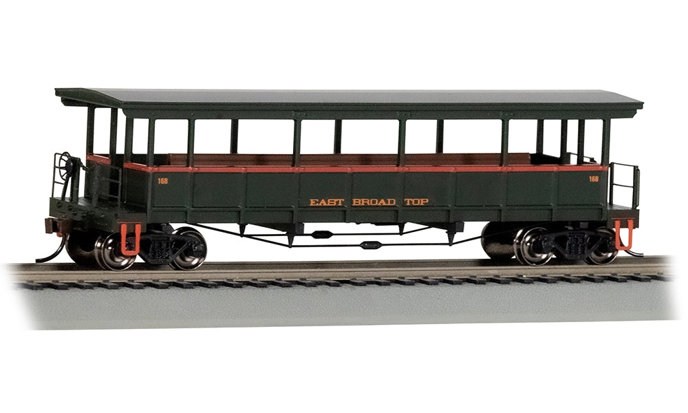 Bachmann USA 17401 Open-Sided Excursion Car Seats- East Broad Top #168 HO Gauge