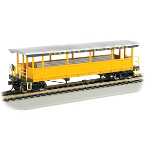 Bachmann USA Open-Sided Excursion Car with Seats Durango & Silverton (Red) HO 17432