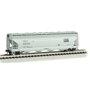 Bachmann USA ACF 56' 4-Bay Center-Flow Hopper - CSX #256436 N Gauge 17557