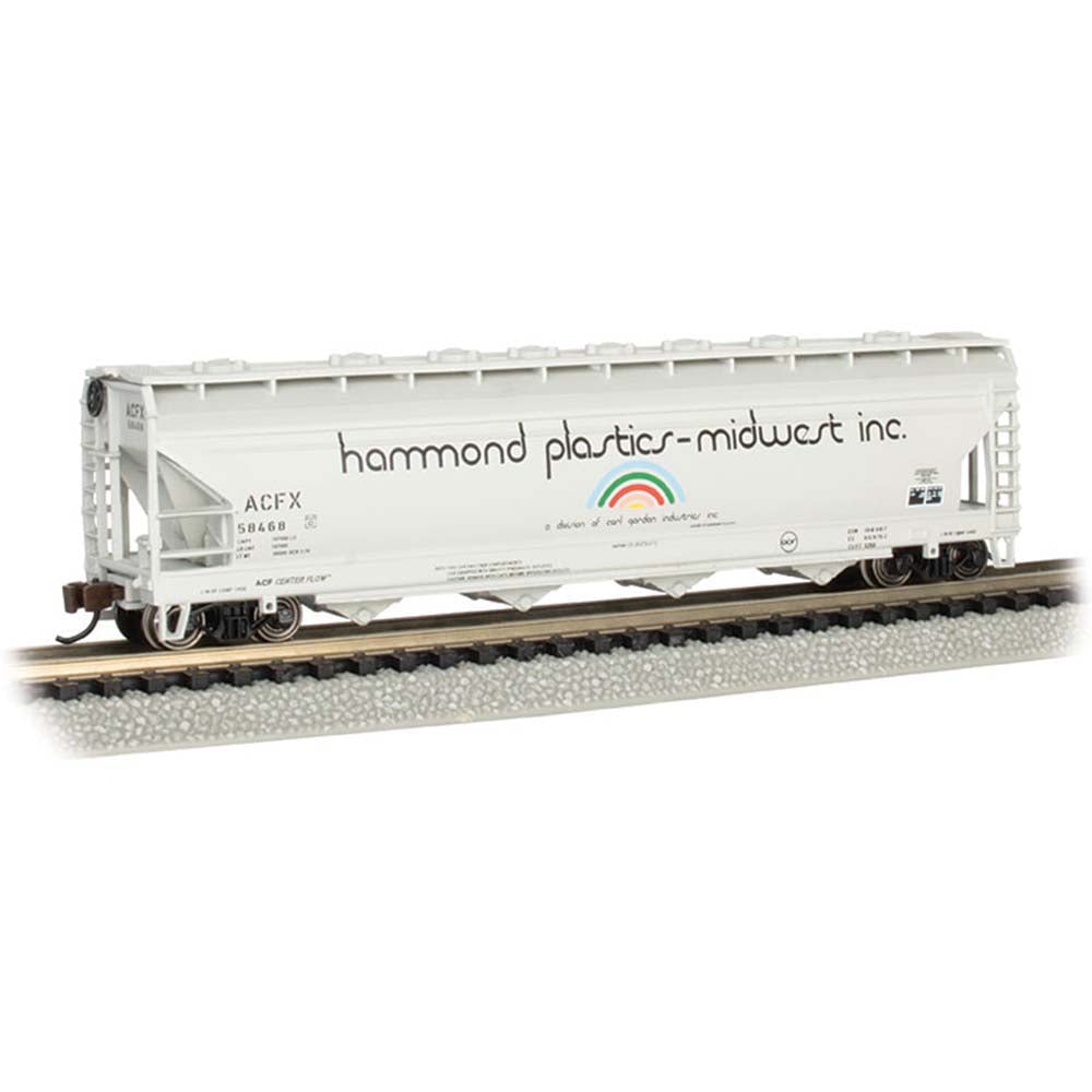 Bachmann USA ACF 56' 4-Bay Center-Flow Hopper Hammond Plastics #58468 N 17563