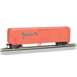 Bachmann USA 50' Steel Reefer - Tropicana - Orange HO Gauge 17946