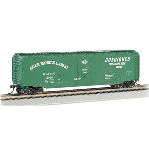 Bachmann USA 50' Plug-Door Box Car - Gulf, Mobile & Ohio HO Gauge 18032
