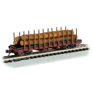 Bachmann USA 40' Log Car - 1906-1935 Version N Gauge 18351