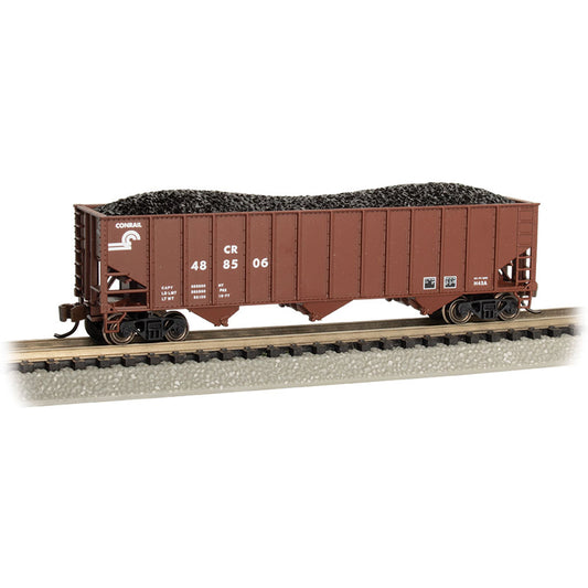 Bachmann USA Bethlehem Steel 100-Ton 3-Bay Hopper Conrail #488506 N 18752