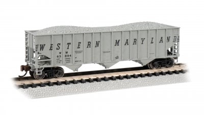 Bachmann USA Bethlehem Steel 100-Ton 3-Bay Hopper Western Maryland #63894 N 18757