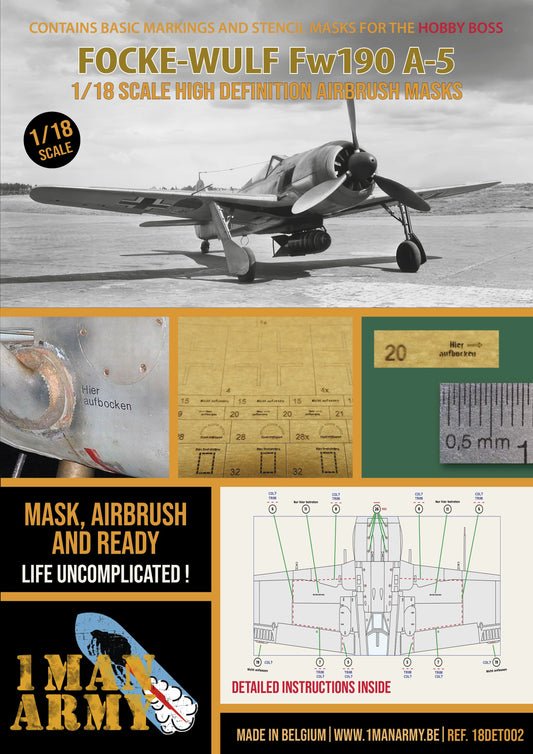 1ManArmy 18DET002 1:32 Focke-Wulf Fw-190A-5