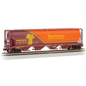 Bachmann USA Canadian 4-Bay CGH - Saskatchewan - Wheat Herald HO Gauge 19140