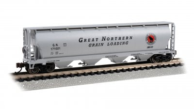 Bachmann USA Canadian 4-Bay Cylindrical Grain Hopper Great Northern #171021 N 19164