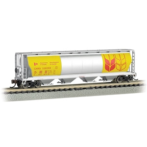 Bachmann USA Canadian 4-Bay Cylindrical Grain Hopper Government of Canada N 19184