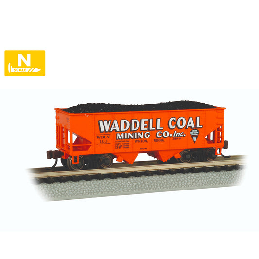 Bachmann USA USRA 55-Ton 2-Bay Hopper - Waddell Coal #103 N Gauge 19561