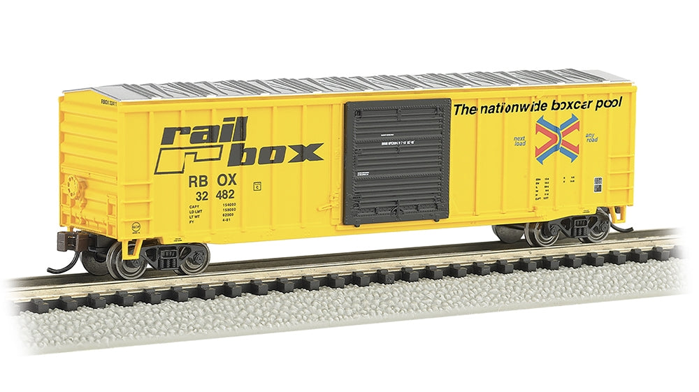 Bachmann USA 19670 ACF 50'6" Outside-Braced Slidng Door Railbox #32482 N Gauge