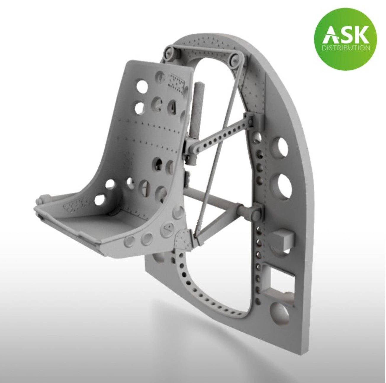 Art Scale 200-A48054 1:48 Mitsubishi A6M bulkhead with seat in middle position