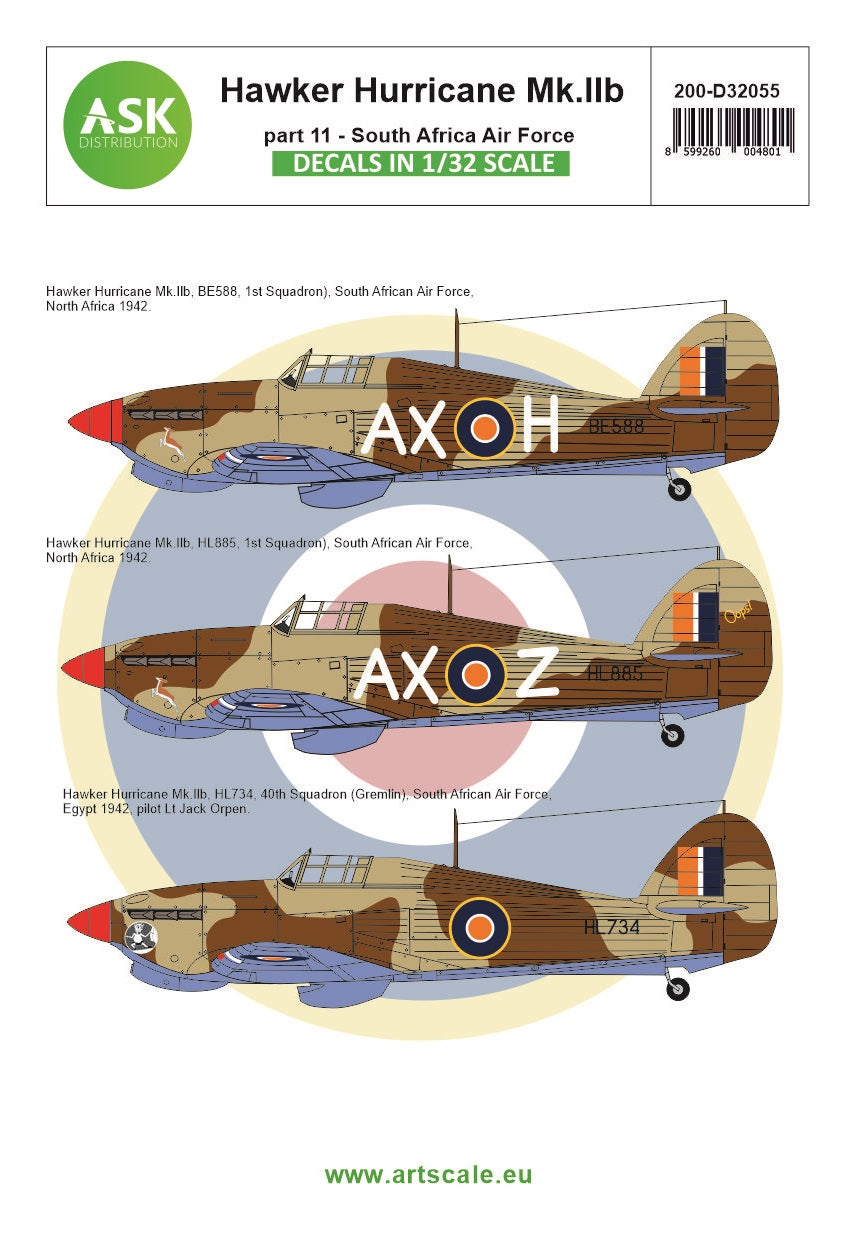 Art Scale 200-D32055 1:32 Hawker Hurricane Mk.IIb part 11