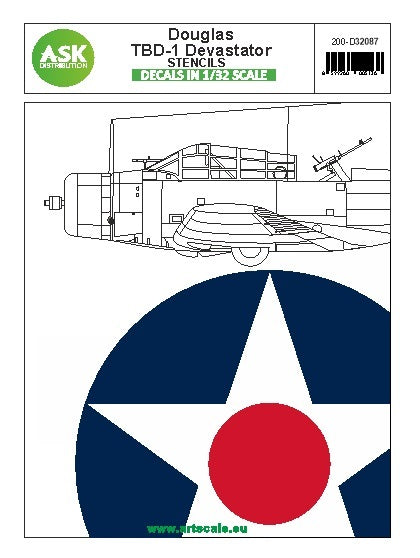 Art Scale 200-D32087 1:32 Douglas TBD-1 Devastator