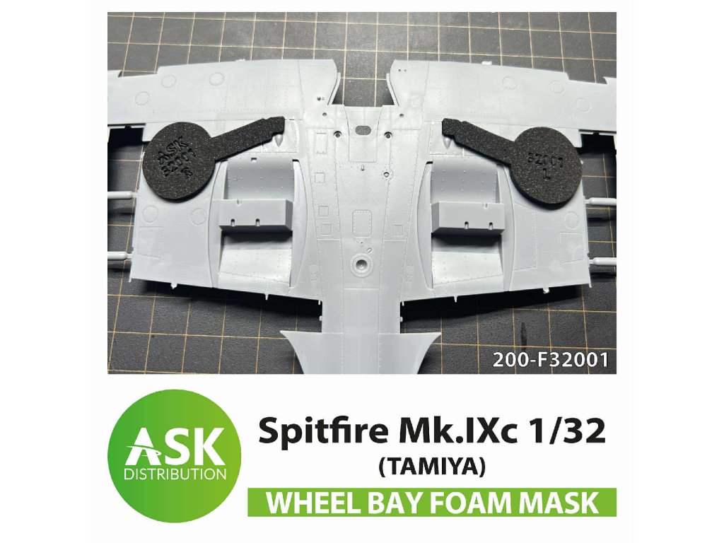 Art Scale 200-F32001 1:32 Supermarine Spitfire Mk.Ixc Wheel bays