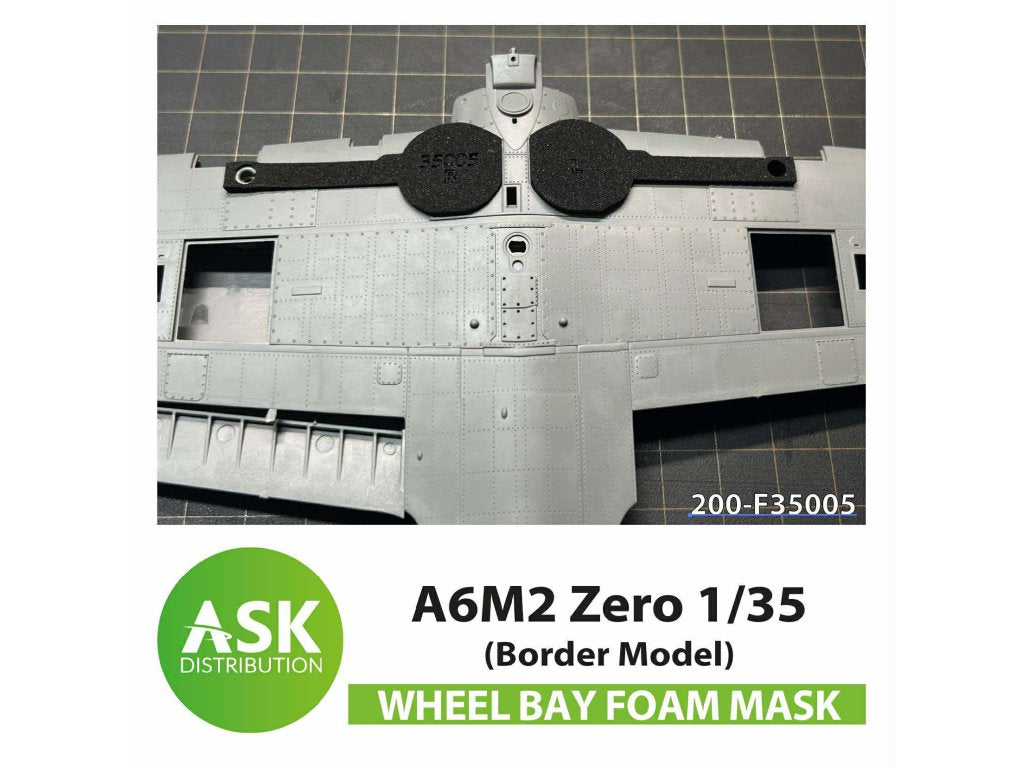 Art Scale 200-F35005 1:35 Mitsubishi A6M2 Zero Foam flexible shaft mask