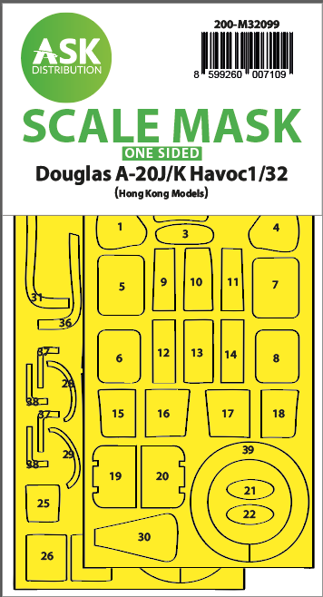 Art Scale 200-M32099 1:32 Douglas A-20J/K Havoc