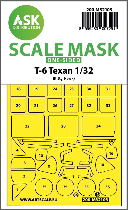 Art Scale 200-M32103 1:32 North-American T-6 Texan