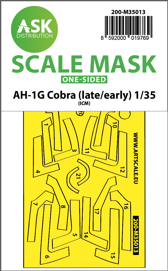 Art Scale 200-M35013 1:35 Bell AH-1G Cobra