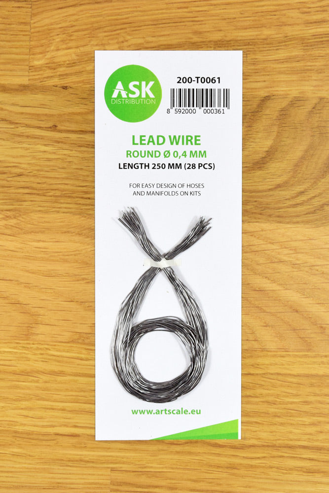 Art Scale 200-T0061 Lead Wire - Round ~ 0,4 mm x 250 mm (28 pcs)