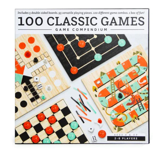 100 Classic Games Compendium Chess, Checkers, Solitaire etc
