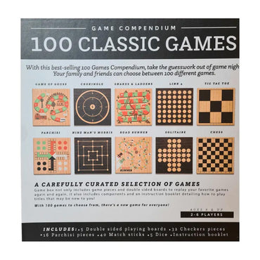100 Classic Games Compendium Chess, Checkers, Solitaire etc