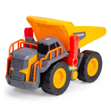 Dickie Toys Volvo Power Dump Truck Toy w/Lights & Sounds Age 3+