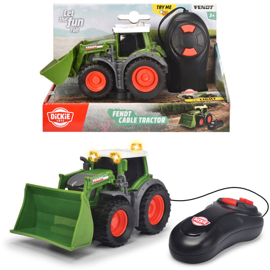 Dickie Fendt Cable Tractor RC Farm Toy Age 3+