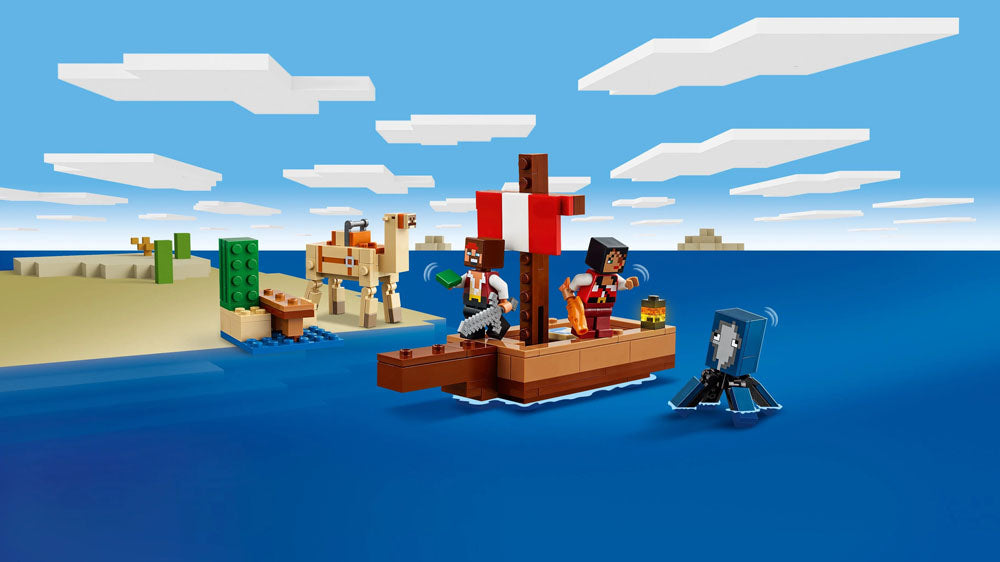 LEGO Minecraft 21259 The Pirate Ship Voyage Age 8+ 166pcs