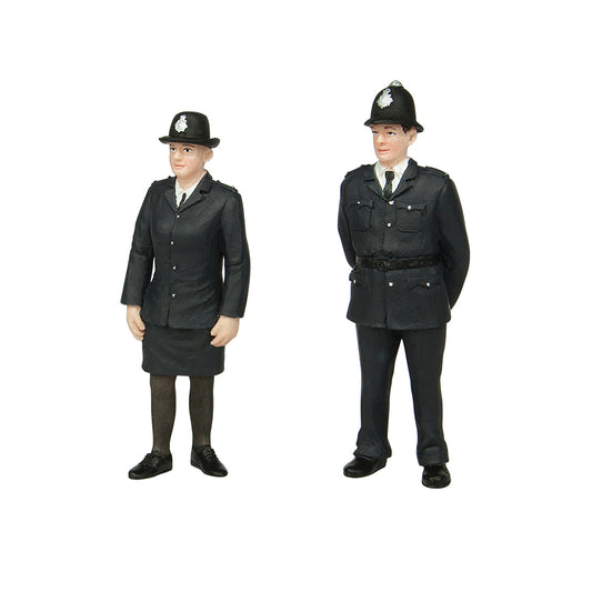 Bachmann Scenecraft 22-189 Policeman and Policewoman G Gauge