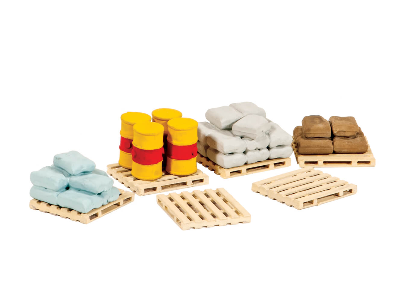 Ratio 221 Pallets, Sacks and Barrels N Gauge Kit