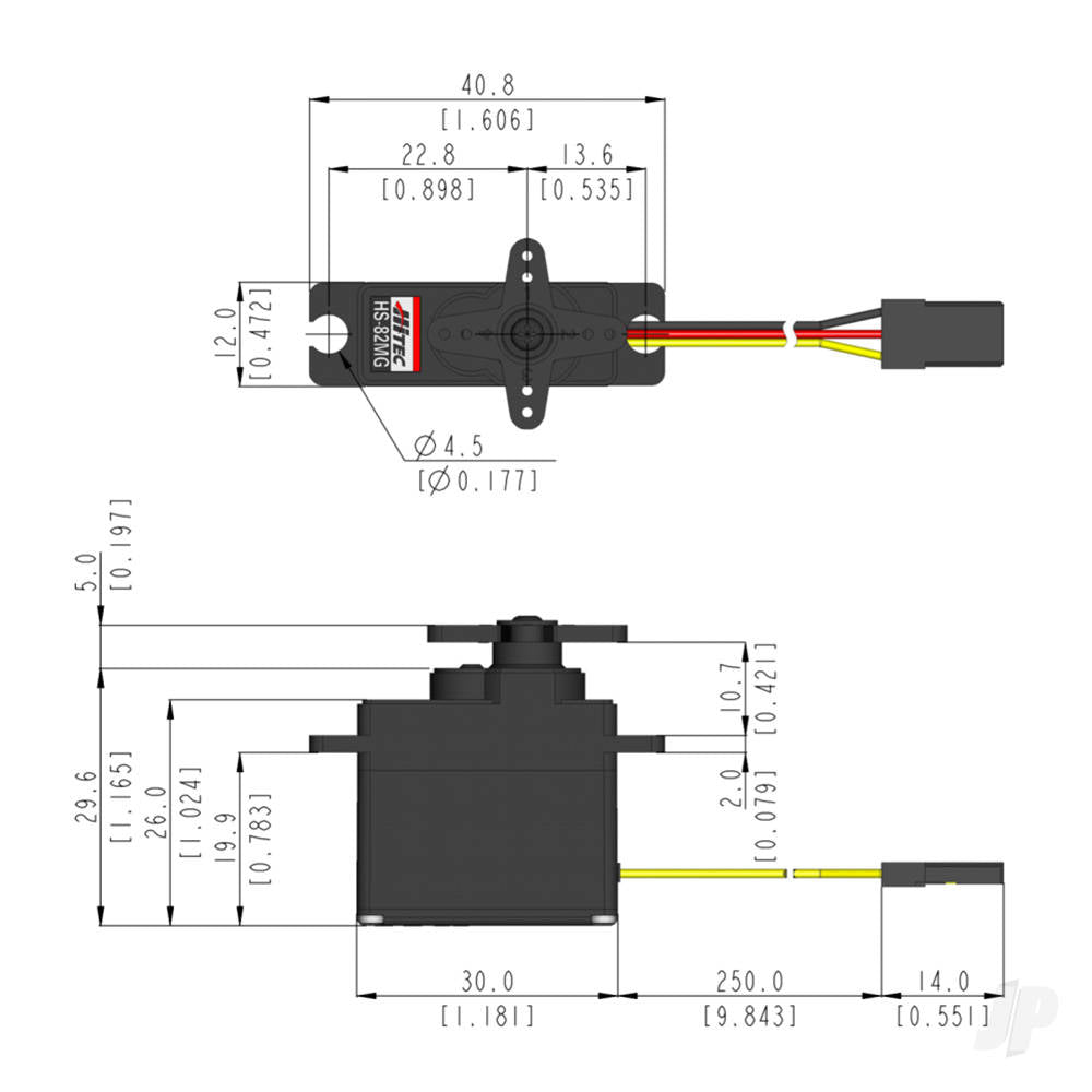 Hitec HS82MG Micro Servo With Metal Gears 2212150