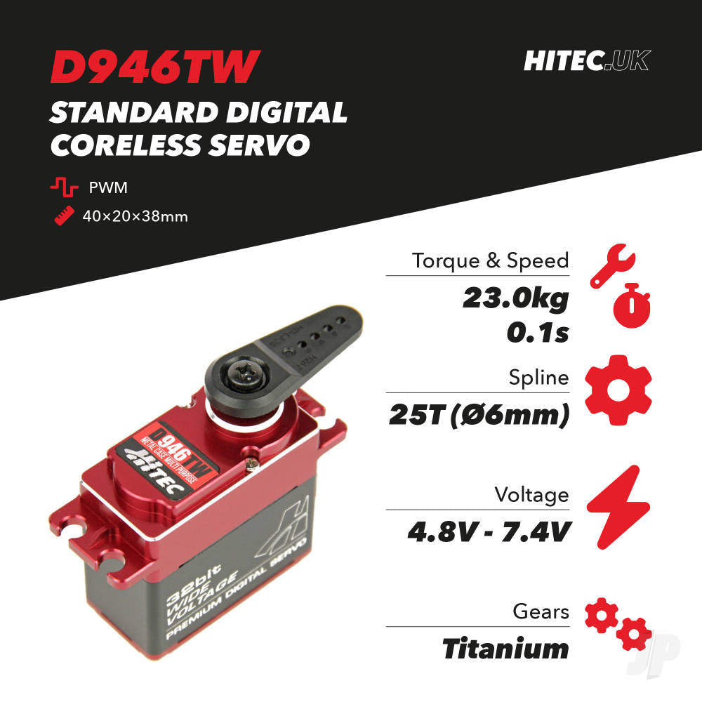 Hitec D946TW Wide Voltage Multi Purpose 2221012