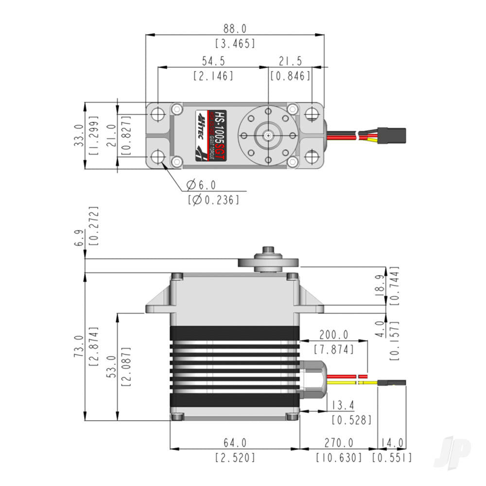 Hitec HS1005SGT High Voltage Ultra Giant 2222355