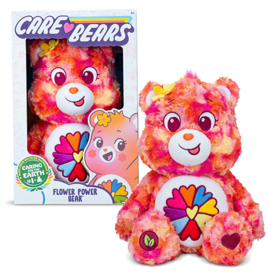 Care Bears - Flower Power Bear (Eco) 35cm Medium Plush Soft Toy