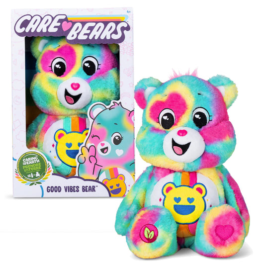 Care Bears - Good Vibes Bear (Eco) 35cm Medium Plush Soft Toy