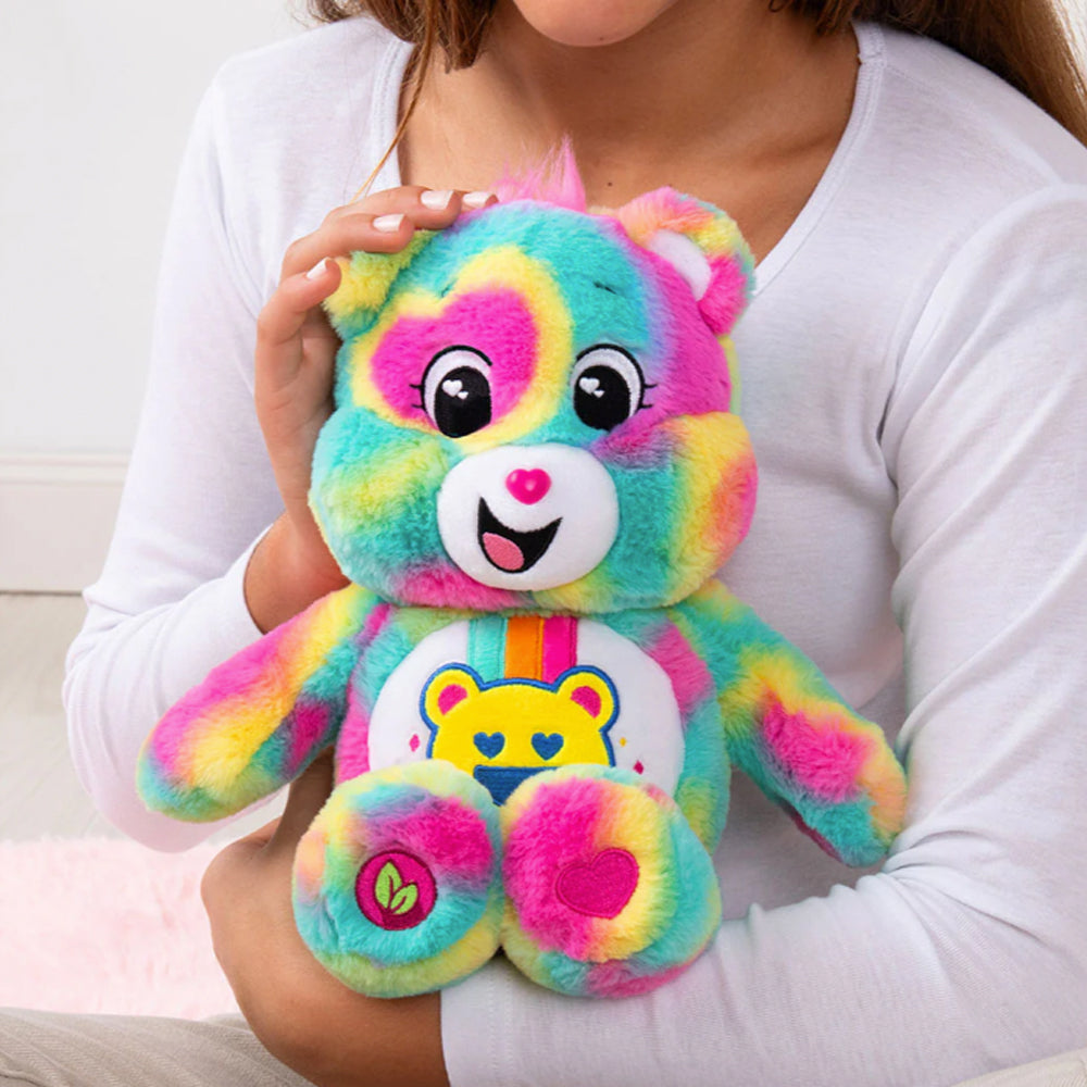 Care Bears - Good Vibes Bear (Eco) 35cm Medium Plush Soft Toy